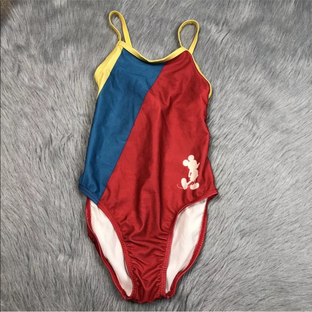 Disney Junk Food One Piece Girls Swimsuit Sz Small